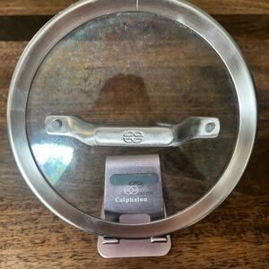 Calphalon 7” Glass Lid Replacement Stainless‎ Steel Rim Skillet Cover
